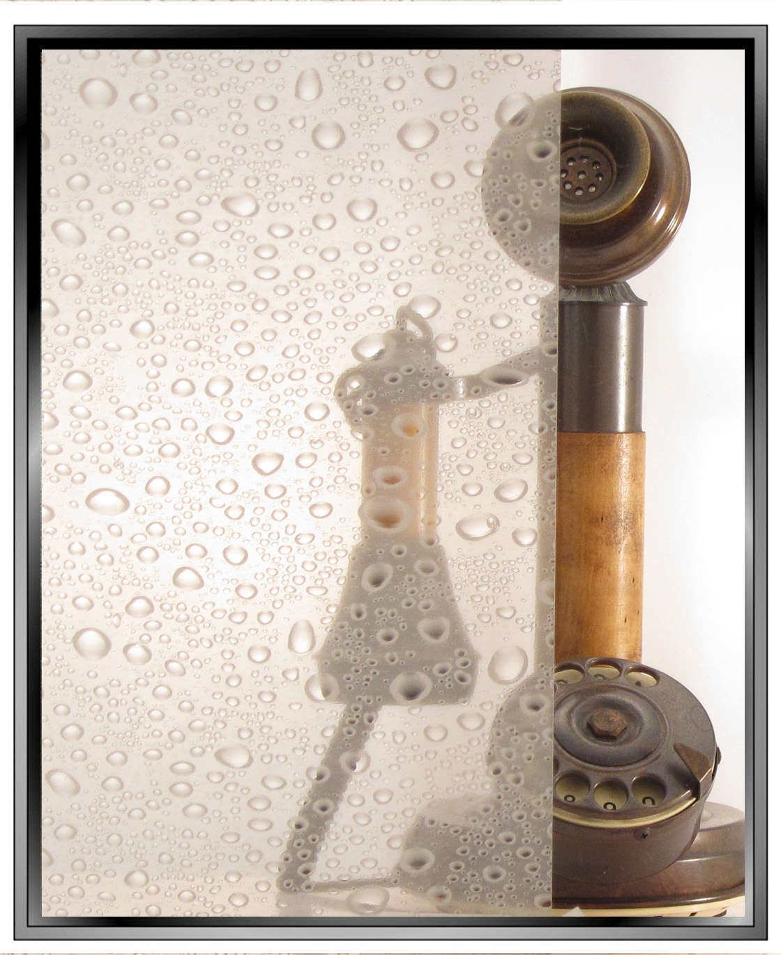 water droplets pattern decorative window film Toronto installation