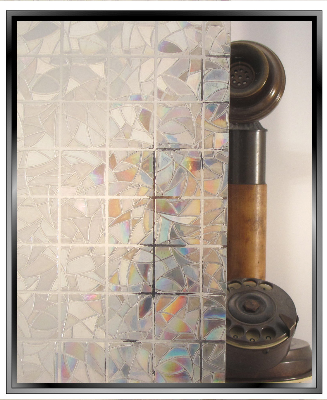 rainbow squares light refracting decorative privacy window film toronto
