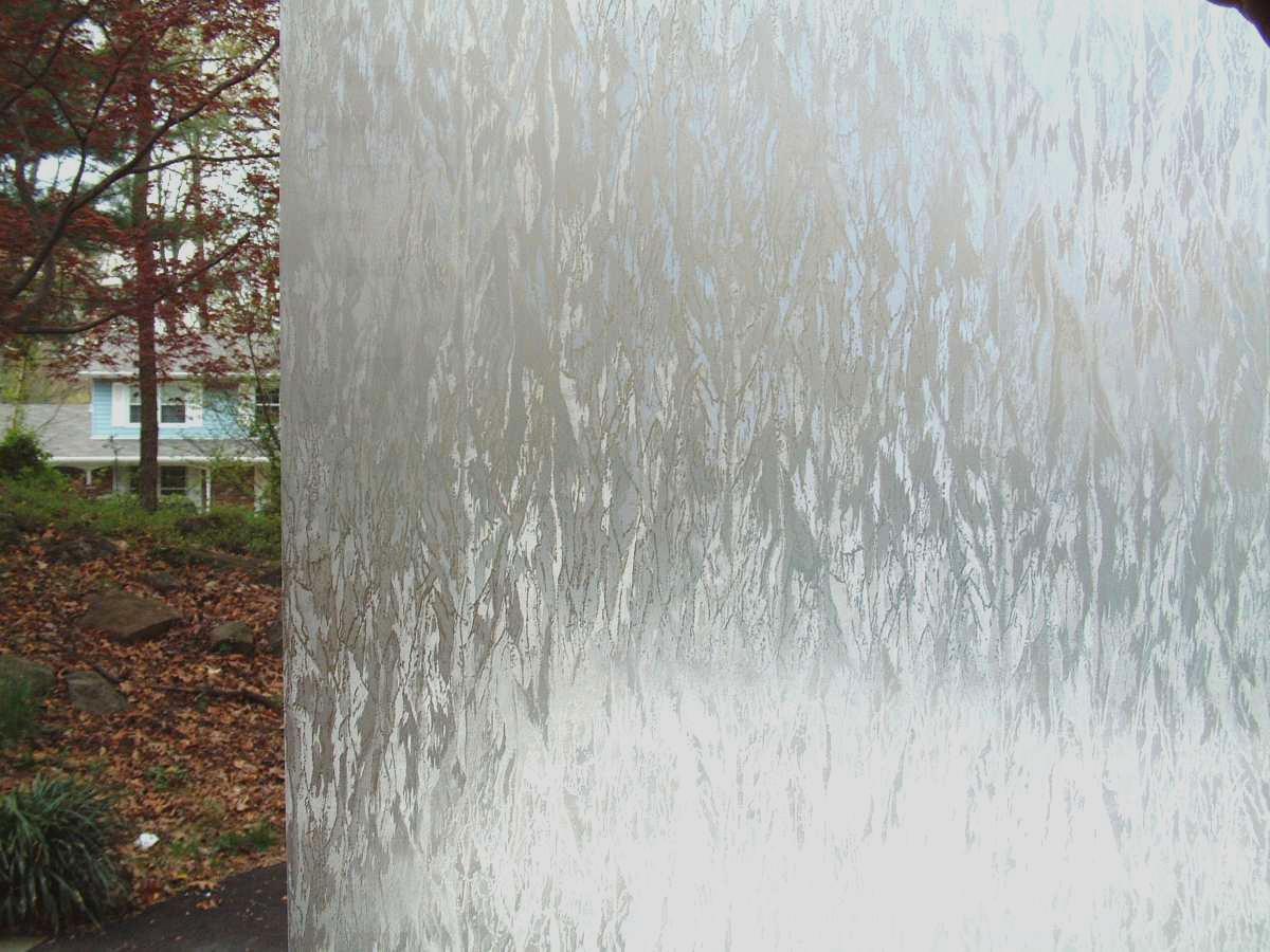 Toronto Frosted window films decorative ice film graphic
