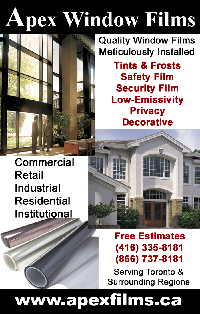 window film companies in Scarborough print ad