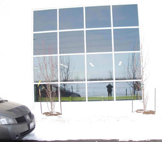 warehouse before decorative window film for privacy and security