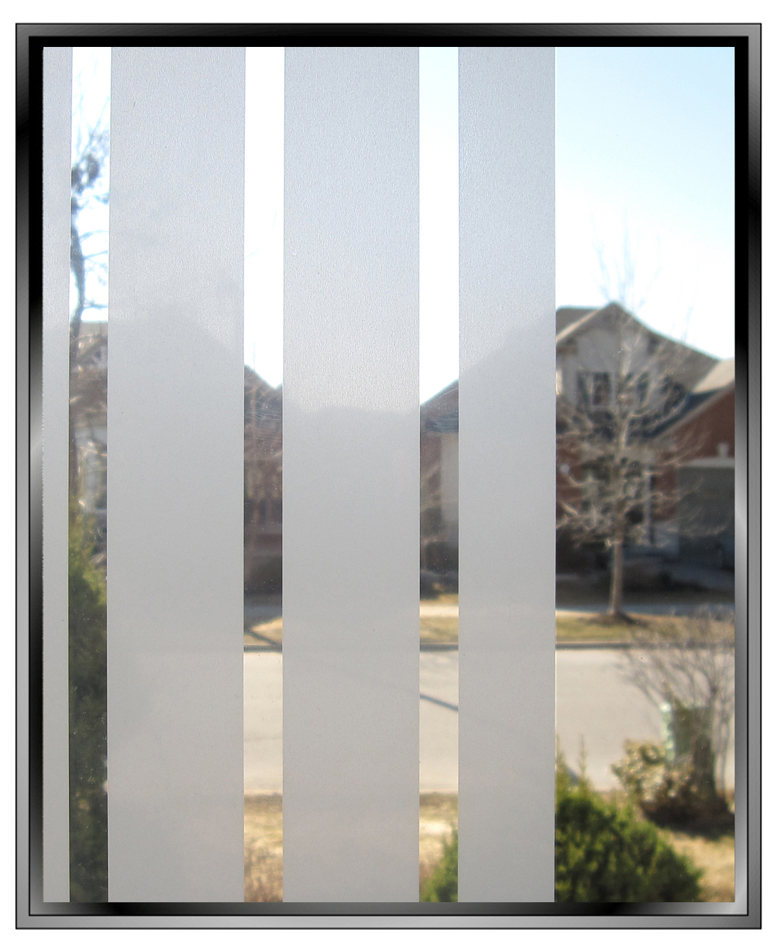 1.375" Vertical Stripes Decorative Window Film