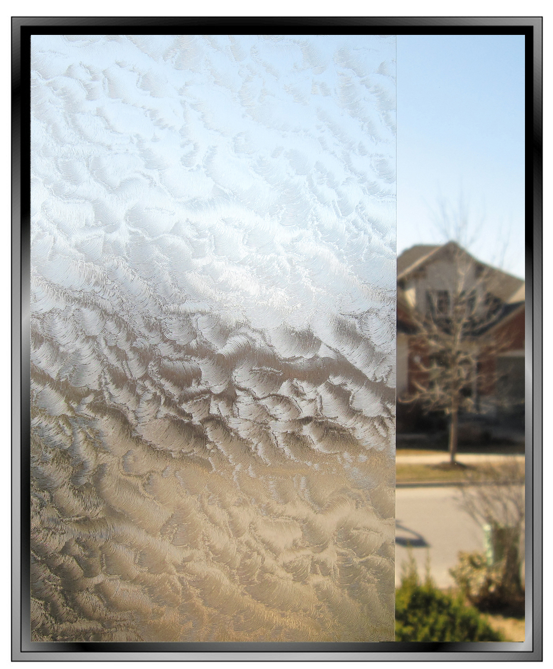Ripple Texture Decorative Privacy Window Film